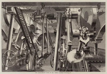 The Paddle-Engine Room of the Great Eastern